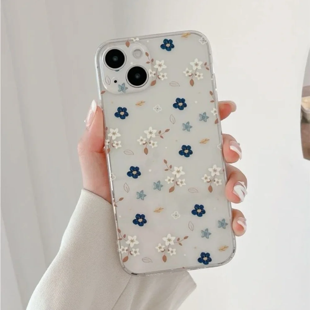 ⚠️Clearance iPhone 15/Pro/Pro Max Floral Clear Phone Case - Picture 2 of 4